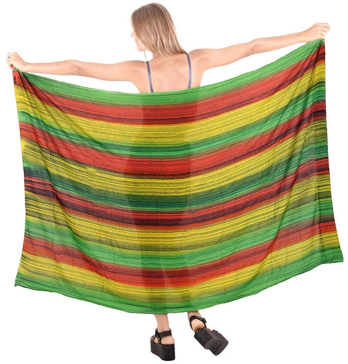 la leela LA LEELA Swimsuit Cover-Up Sarong Beach Wrap Skirt Hawaiian Sarongs for Women Plus Size Large Maxi FI la leela LA LEELA Swimsuit Cover-Up Sarong Beach Wrap Skirt Hawaiian Sarongs for Women Plus Size Large Maxi FI