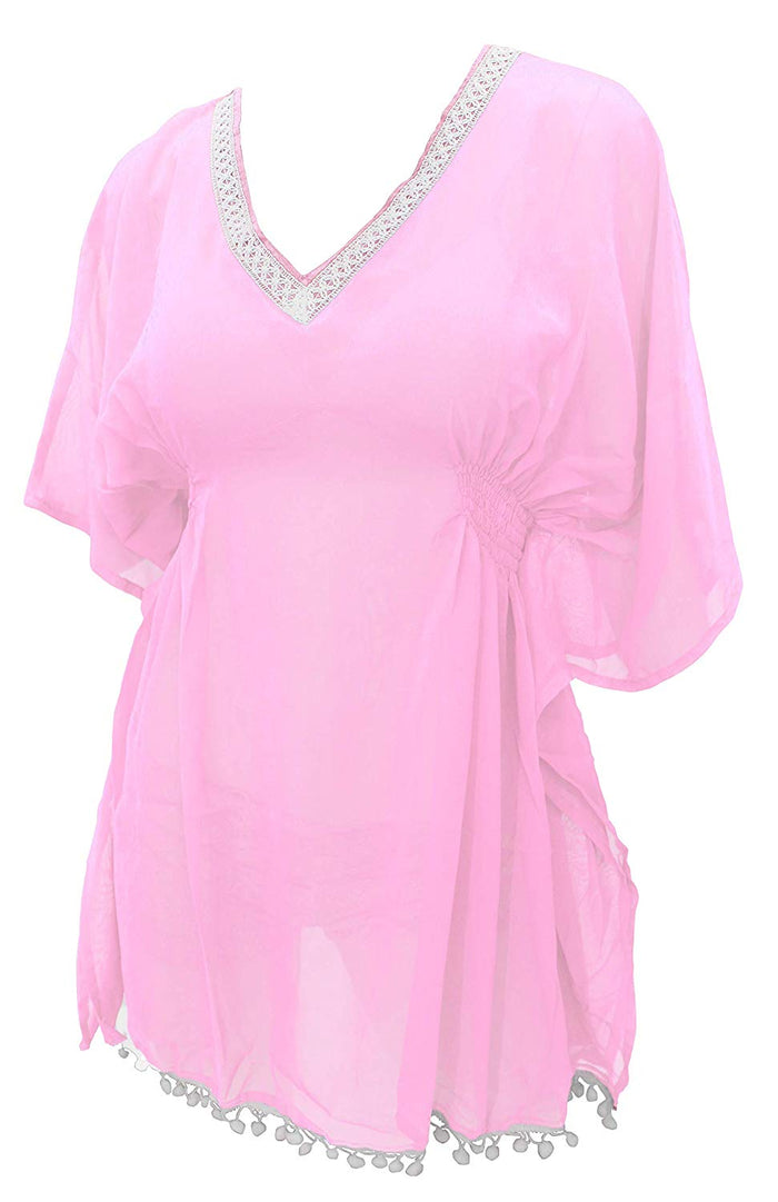 La Leela LA LEELA Swimwear Beach Bikini Cover Up Women Swimsuit Summer Dress Multi