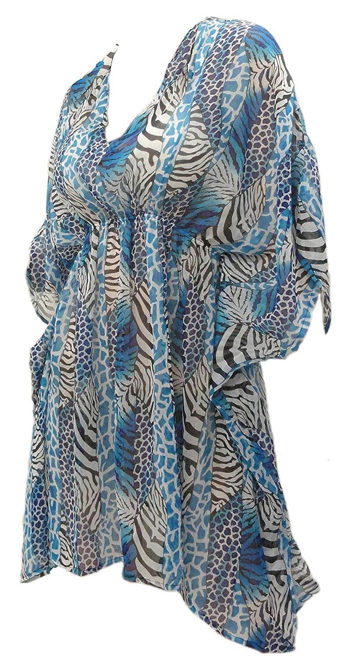 La Leela LA LEELA Swimwear Beach Bikini Cover Up Women Swimsuit Summer Dress Multi