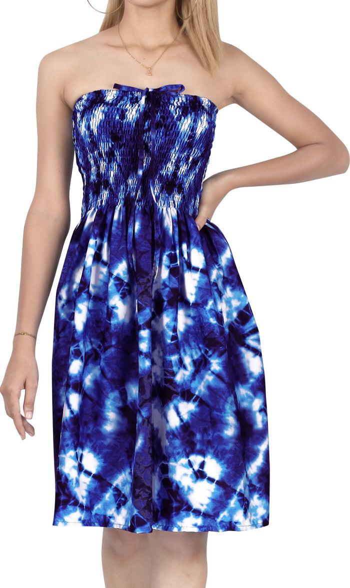 la leela LA LEELA Tie Die Tube Dress For Women Chic And Casual Dress For Female Swimwear Swimsuit Coverup la leela LA LEELA Tie Die Tube Dress For Women Chic And Casual Dress For Female Swimwear Swimsuit Coverup