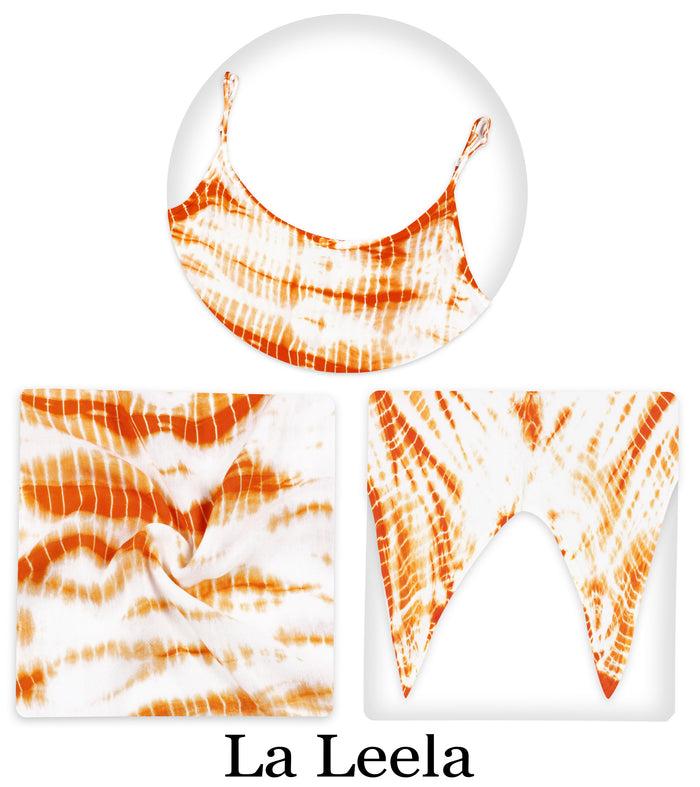 La Leela LA LEELA Women Beach Swimsuit Bikini Suit Cover Up Swimwear US 14-18 White_R267