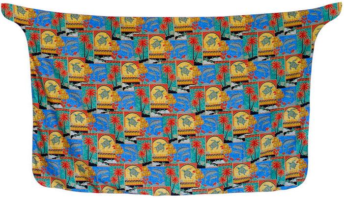 la leela LA LEELA Women Beach Wrap Sarong Cover Up Swimsuit Tie Skirt One Size Blue_E374