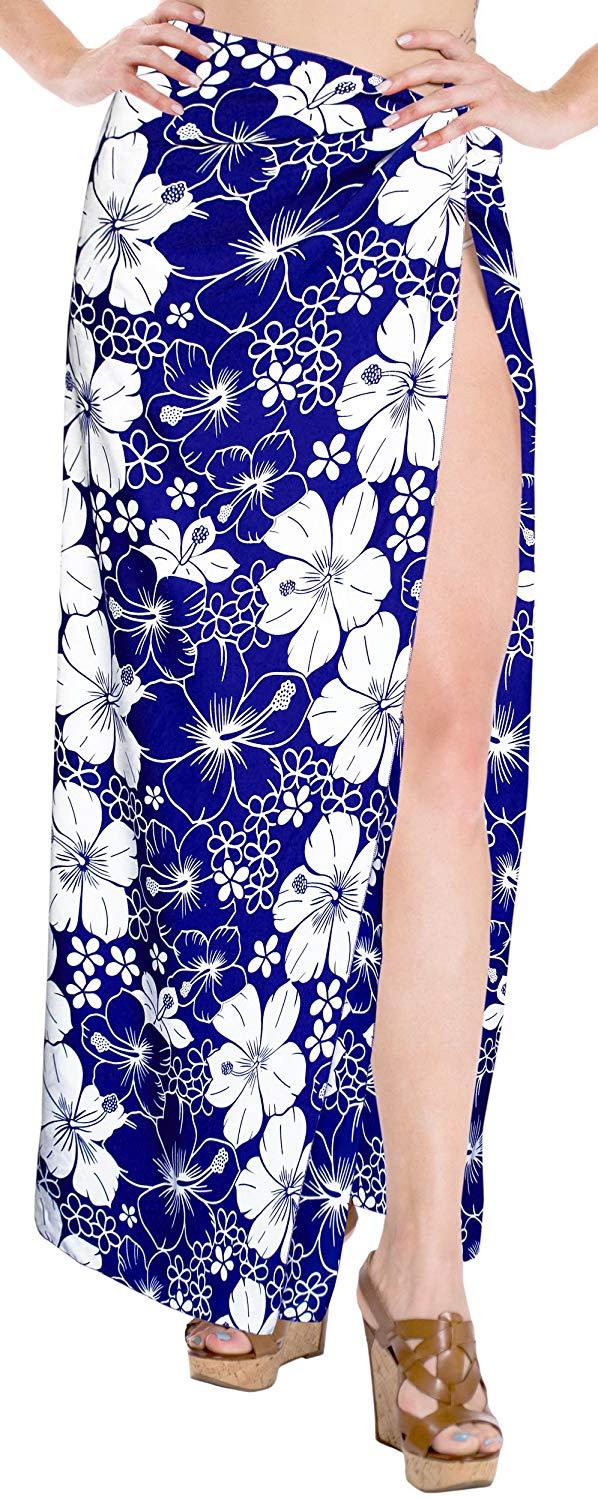 La Leela LA LEELA Women Beachwear Bikini Cover Up Swimwear Bathing Suit Wrap 17 ONE Size