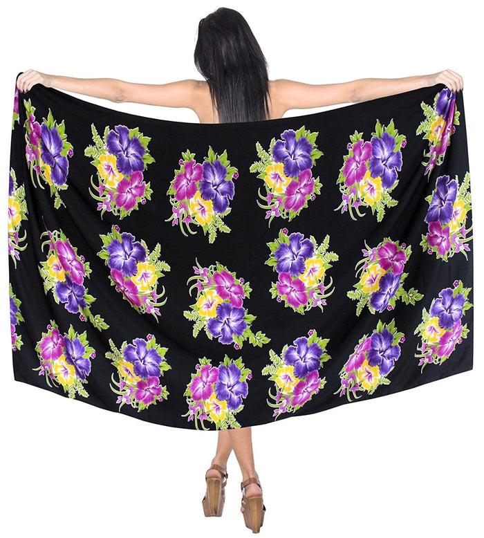 la leela LA LEELA Women Beachwear Bikini Cover up Swimwear Bathing Suit Wrap 17 ONE Size