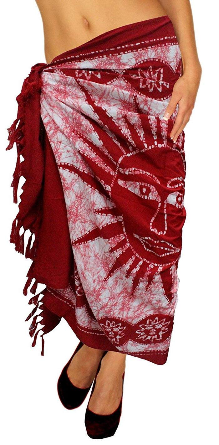 La Leela LA LEELA Women Beachwear Sarong Bikini Cover Up Wrap Bathing Suit 15 ONE Size