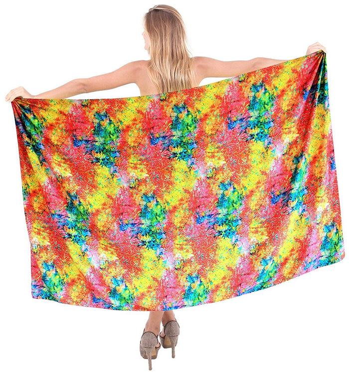 la leela LA LEELA Women Beachwear Sarong Bikini Cover up Wrap Bathing Suit 27 ONE Size