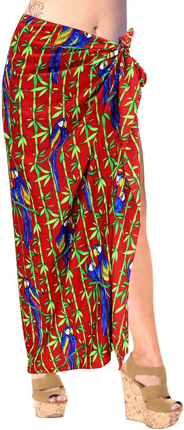 La Leela LA LEELA Women Beachwear Sarong Bikini Cover Up Wrap Bathing Suit 5 ONE Size