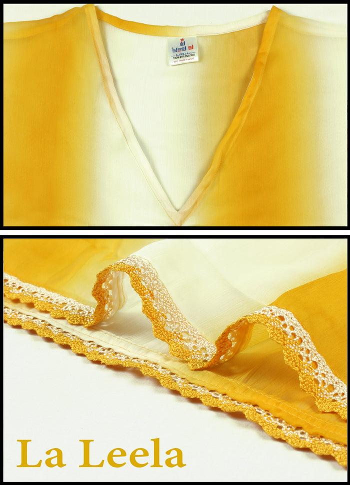 La Leela LA LEELA Women Kaftan Bikini Swimwear Cover Up Dress US 0-8 [XS- M] White_S360