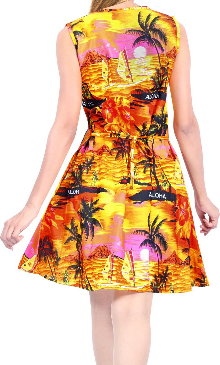 La Leela LA LEELA Women Maternity Swimwear Cover Ups Swimsuit Tops US 14 [L] Orange_V209