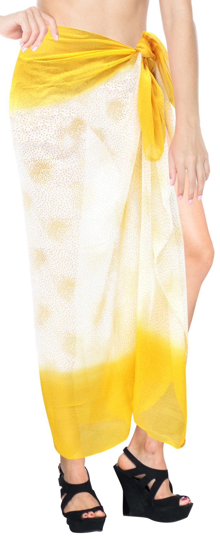 La Leela LA LEELA Women's Beach Wrap Sarong Cover Ups Swimsuit Tie Skirt Mats Full Long- 137783