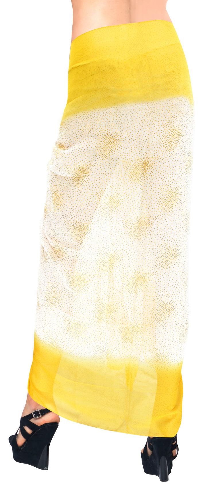 La Leela LA LEELA Women's Beach Wrap Sarong Cover Ups Swimsuit Tie Skirt Mats Full Long- 137783