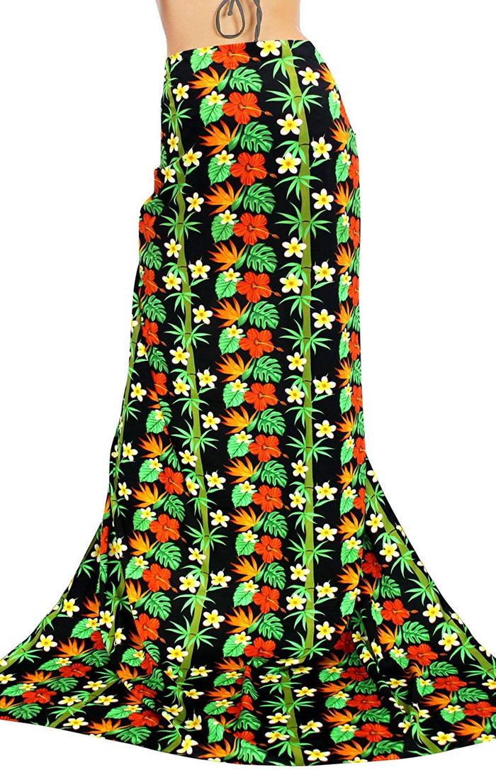 La Leela LA LEELA Women's Beachwear Bikini Wrap Cover Up Swimsuit Dress Sarong 1 ONE Size