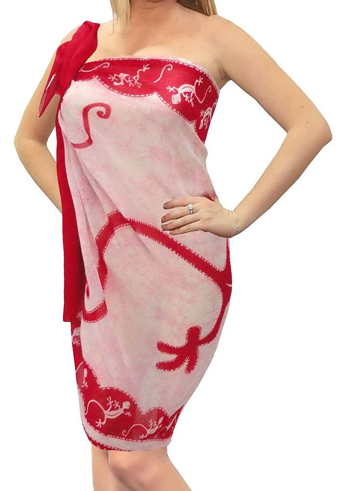 La Leela LA LEELA Women's Bikini Wrap Cover Up Swimsuit Dress Sarong Gradient ONE Size