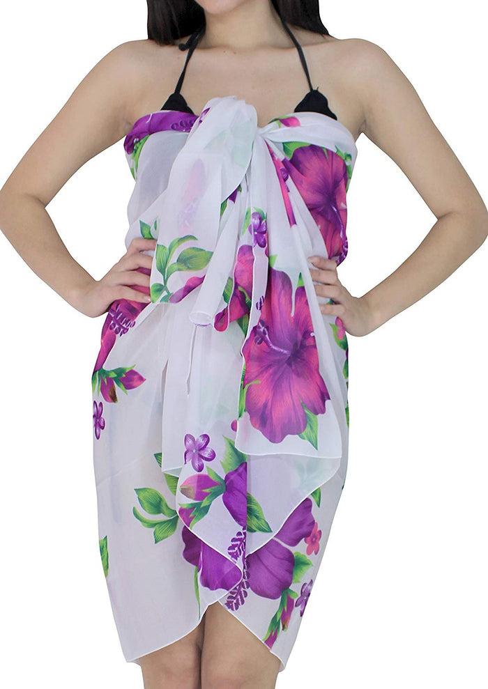 La Leela LA LEELA Women's Bikini Wrap Cover Up Swimsuit Dress Sarong Gradient ONE Size