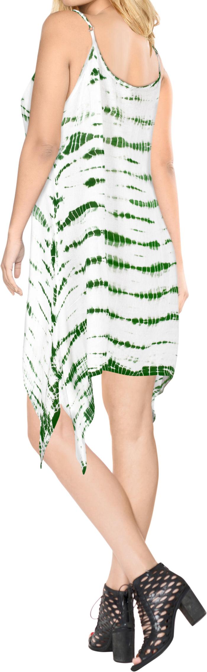 La Leela LA LEELA Women's Casual Loose Beach Bikini Swimsuit Cover Ups US 8-10 White_R262