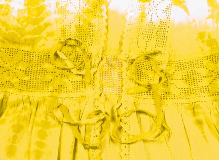 La Leela LA LEELA Women's Summer Boho Pants Hippie Clothes Yoga Outfits White_Yellow