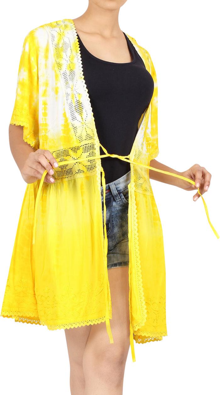 la leela LA LEELA Women's Summer Boho Pants Hippie Clothes Yoga Outfits White_Yellow