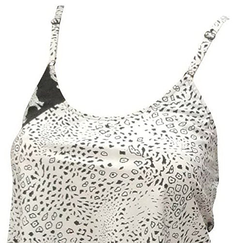 La Leela LA LEELA Women's Summer Tunic Top Swing T- Loose Beach Sundress Swim Cover Up White_F762 M