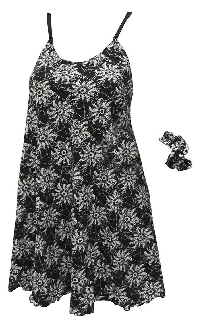 la leela LA LEELA Women Summer Casual T Dresses Beach Cover up Tank Swing Sundress