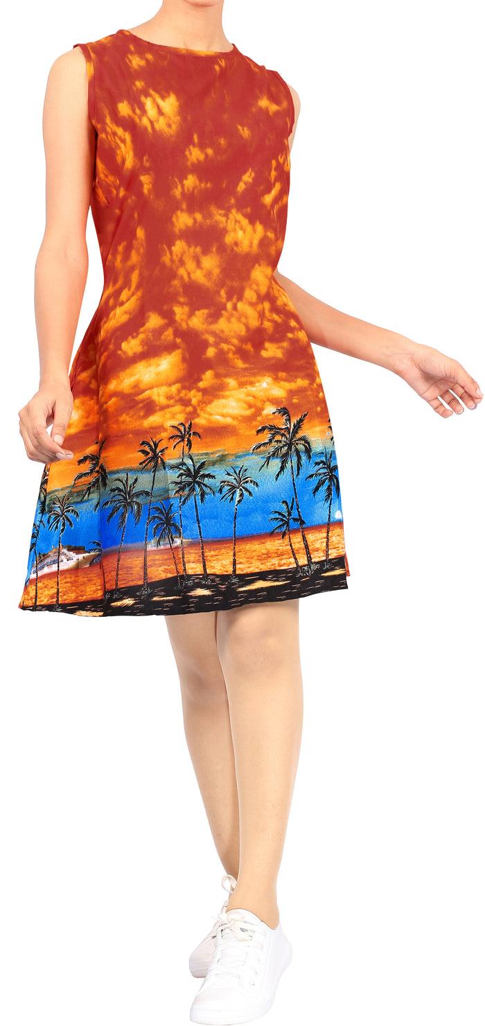 la leela LA LEELA Women Swimsuit Tops Bikini Beach Cover Up Kimono US 10 [M] Orange_T743