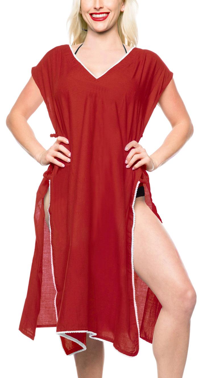 la leela La Leela Womens Beachwear Bikini Swimwear Swimsuit Beach cover up Blouse Dress R