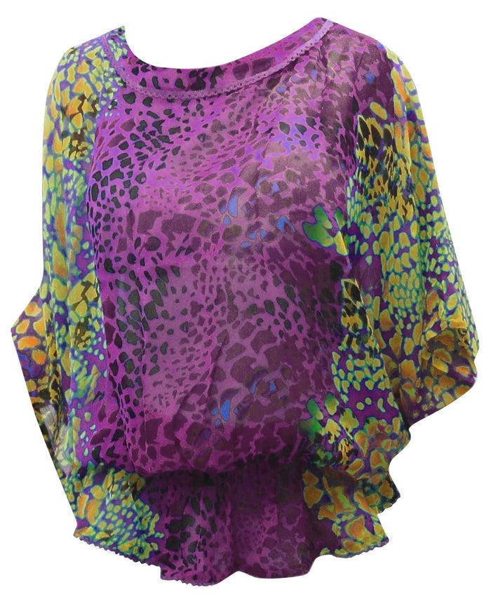 la leela la-leela-womens-kaftan-nightgown-beachwear-bathing-suit-cover-up-style-dress OSFM 8-14 [M- L] 115074