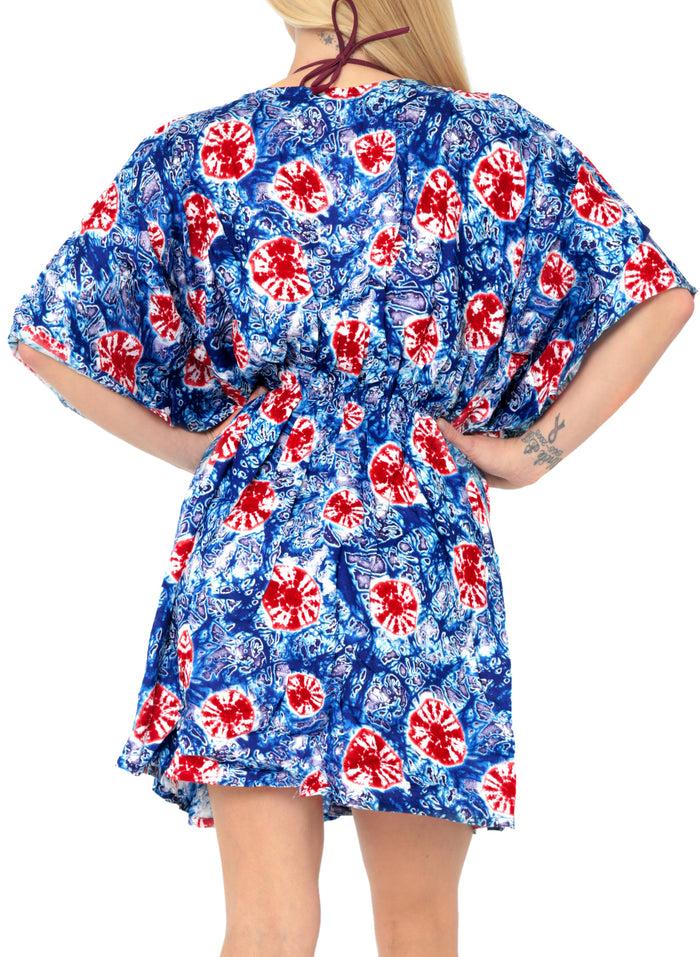 La Leela Women's Beach Swimwear Swimsuit Bikini Cover Up Summer Casual Blouse TOP