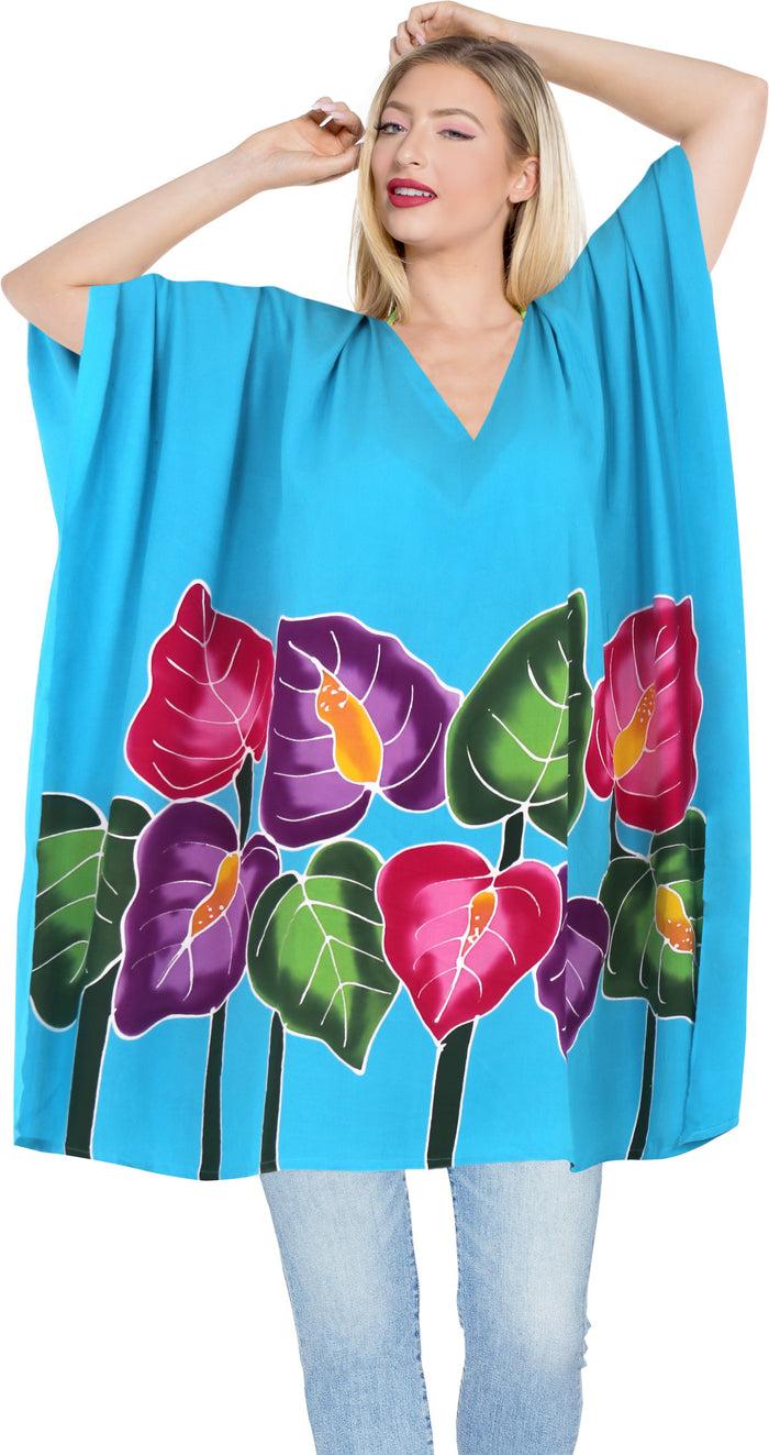 La Leela Women's Beachwear Swimwear Swimsuit Light Blouse Loose Bikini Cover Ups Casuals