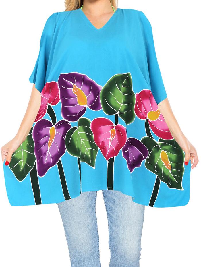 la leela Women's Beachwear Swimwear Swimsuit Light Blouse Loose Bikini Cover ups Casuals