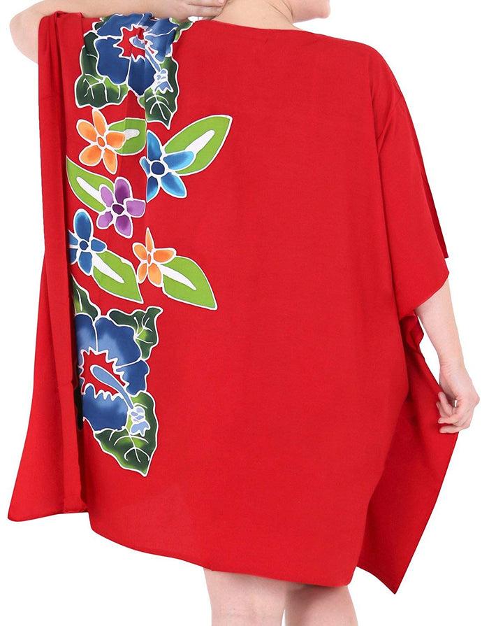 La Leela Women's Designer Sundress Beachwear Plus Size Evening Casual Cover Ups Dress Ref