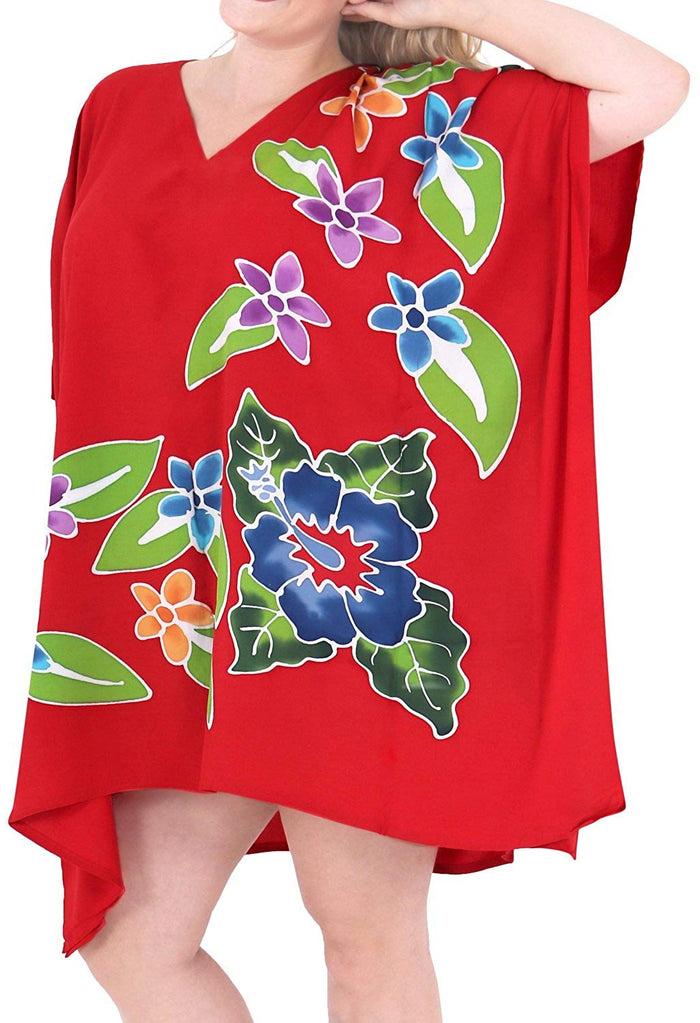 La Leela Women's Designer Sundress Beachwear Plus Size Evening Casual Cover Ups Dress Ref