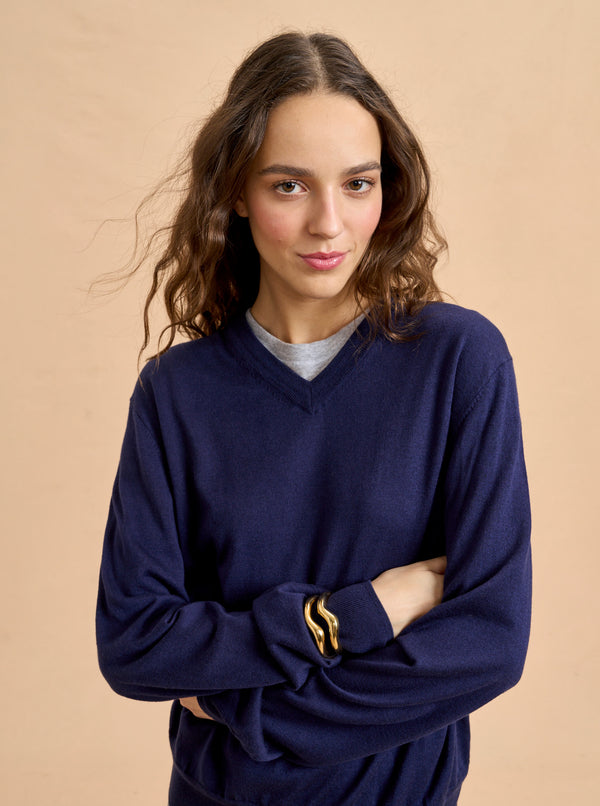 La Ligne Ben V Neck Sweater