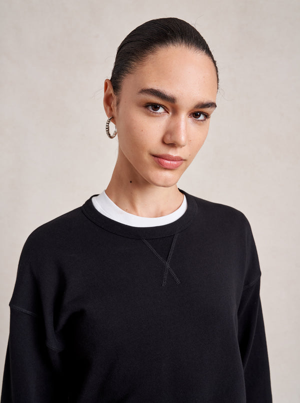 La Ligne Cropped James Sweatshirt