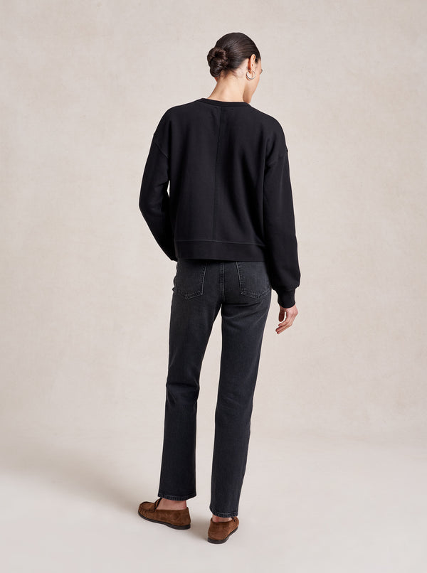 La Ligne Cropped James Sweatshirt
