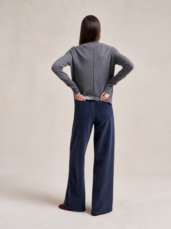 La Ligne Isadora High-Rise Wide-Leg Corduroy Pant
