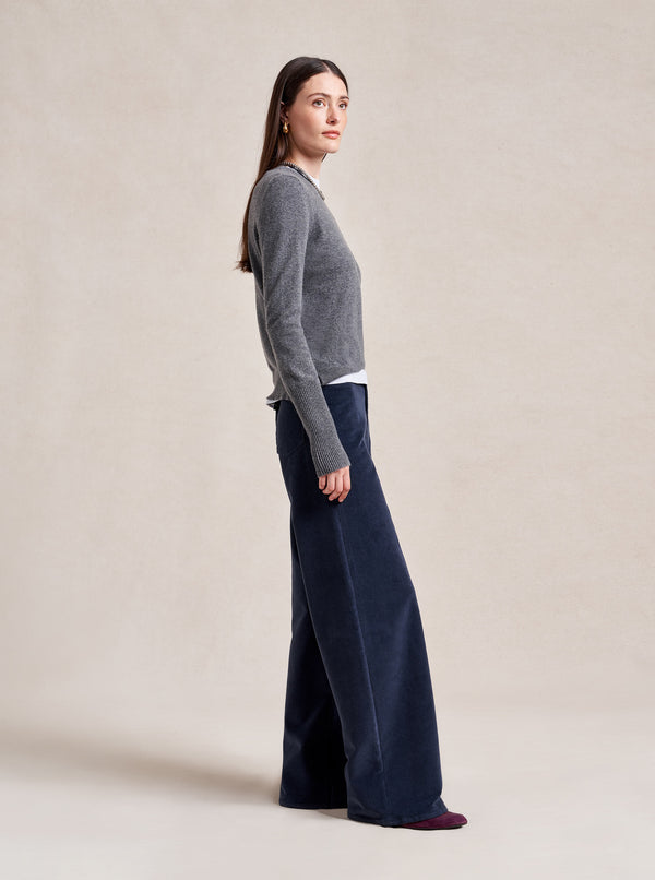 La Ligne Isadora High-Rise Wide-Leg Corduroy Pant