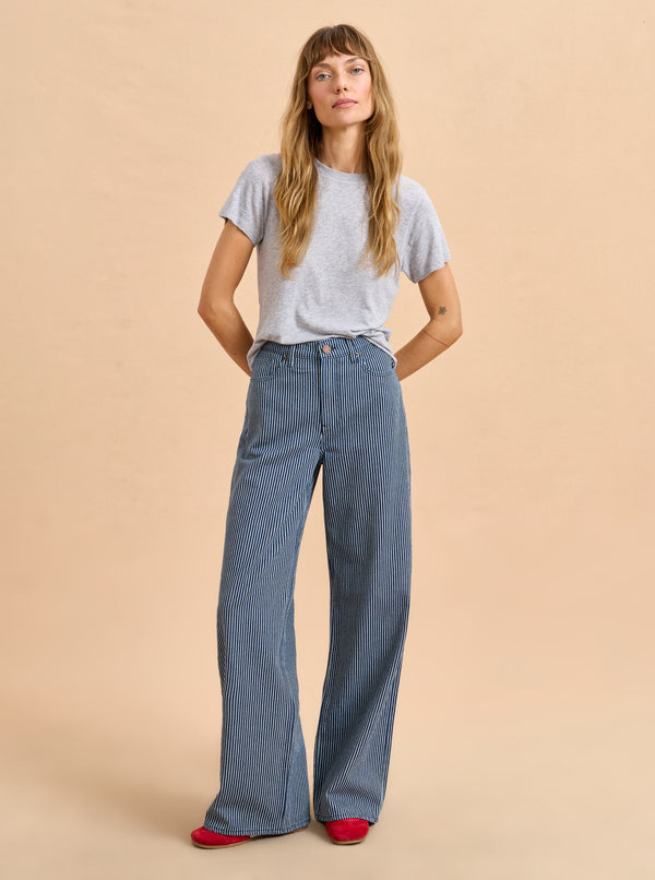 la ligne Isadora High-Rise Wide-Leg Jean