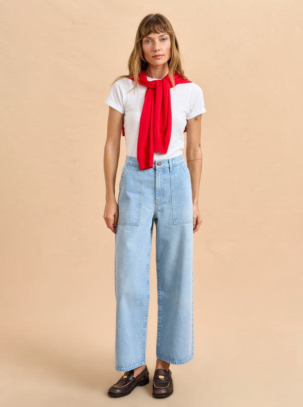 la ligne Izzie Patch Pocket Jean