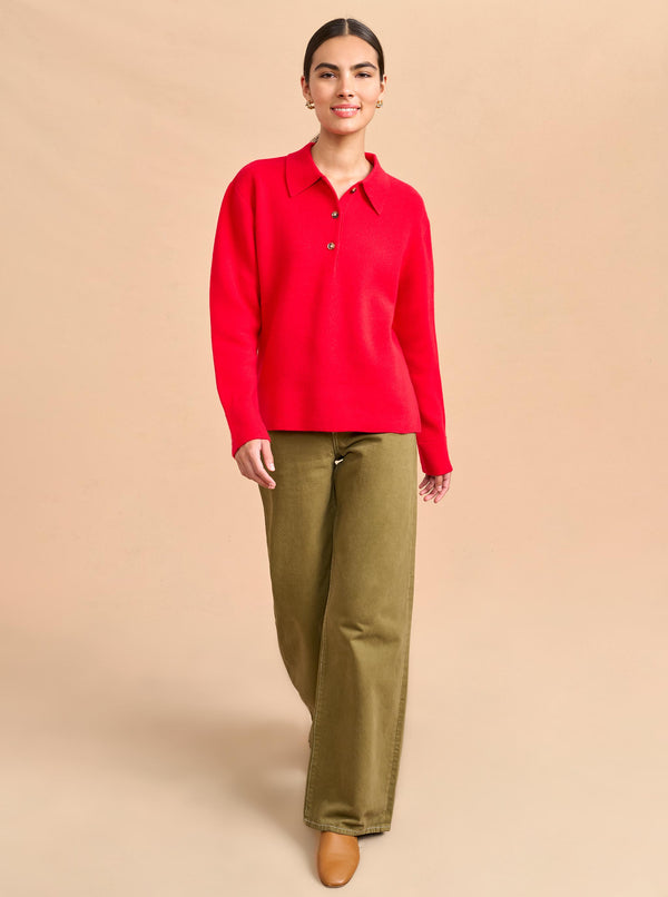 La Ligne Jane Polo Sweater