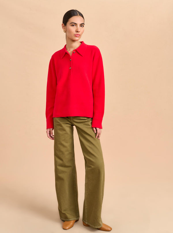 La Ligne Jane Polo Sweater