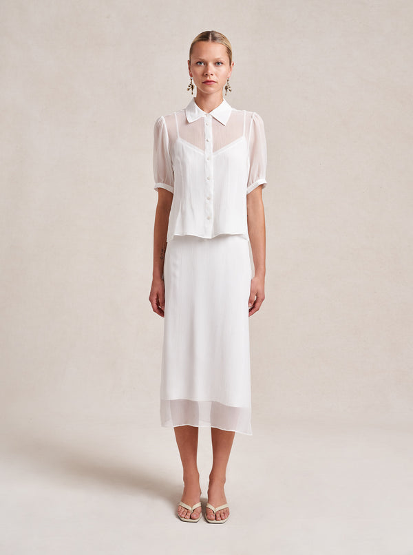 La Ligne La Ligne X Dianna Agron Ingrid Skirt