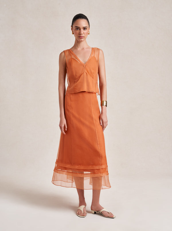 la ligne La Ligne x Dianna Agron Jane Skirt