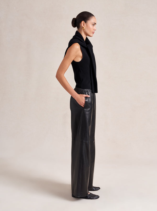 La Ligne Leather Colby Pant