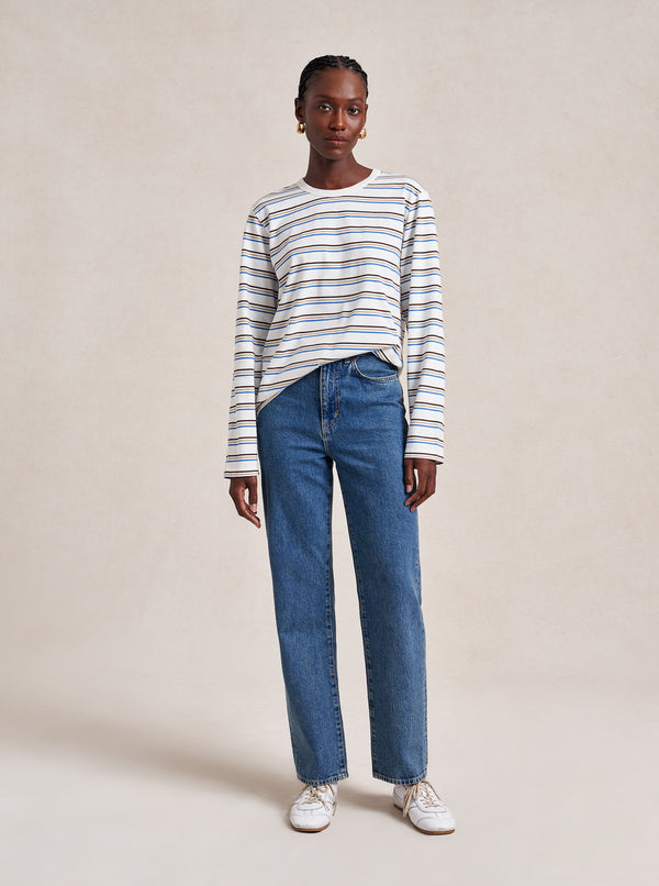 la ligne Long Sleeve Boyfriend Tee