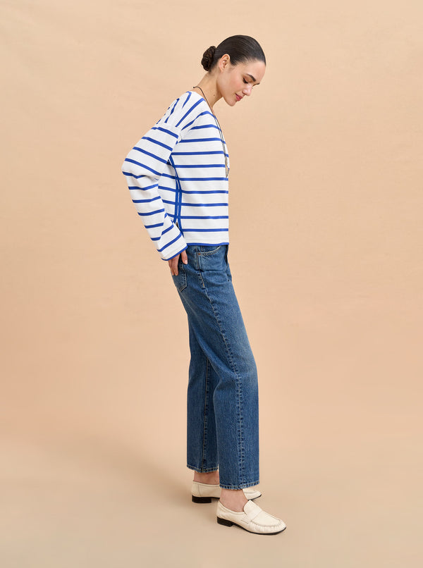 La Ligne Long Sleeve Breton Tee
