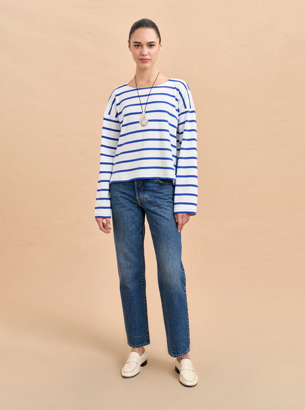 La Ligne Long Sleeve Breton Tee