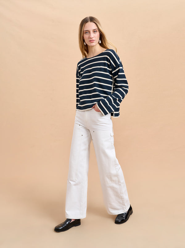 La Ligne Long Sleeve Breton Tee