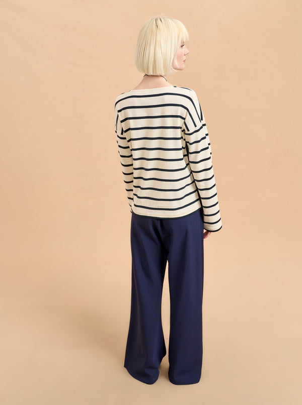La Ligne Long Sleeve Breton Tee