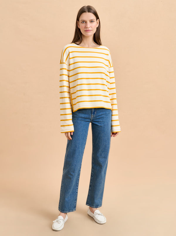 la ligne Long Sleeve Breton Tee
