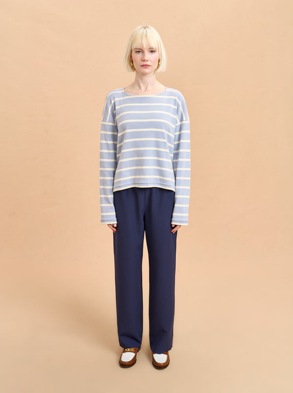 la ligne Long Sleeve Breton Tee